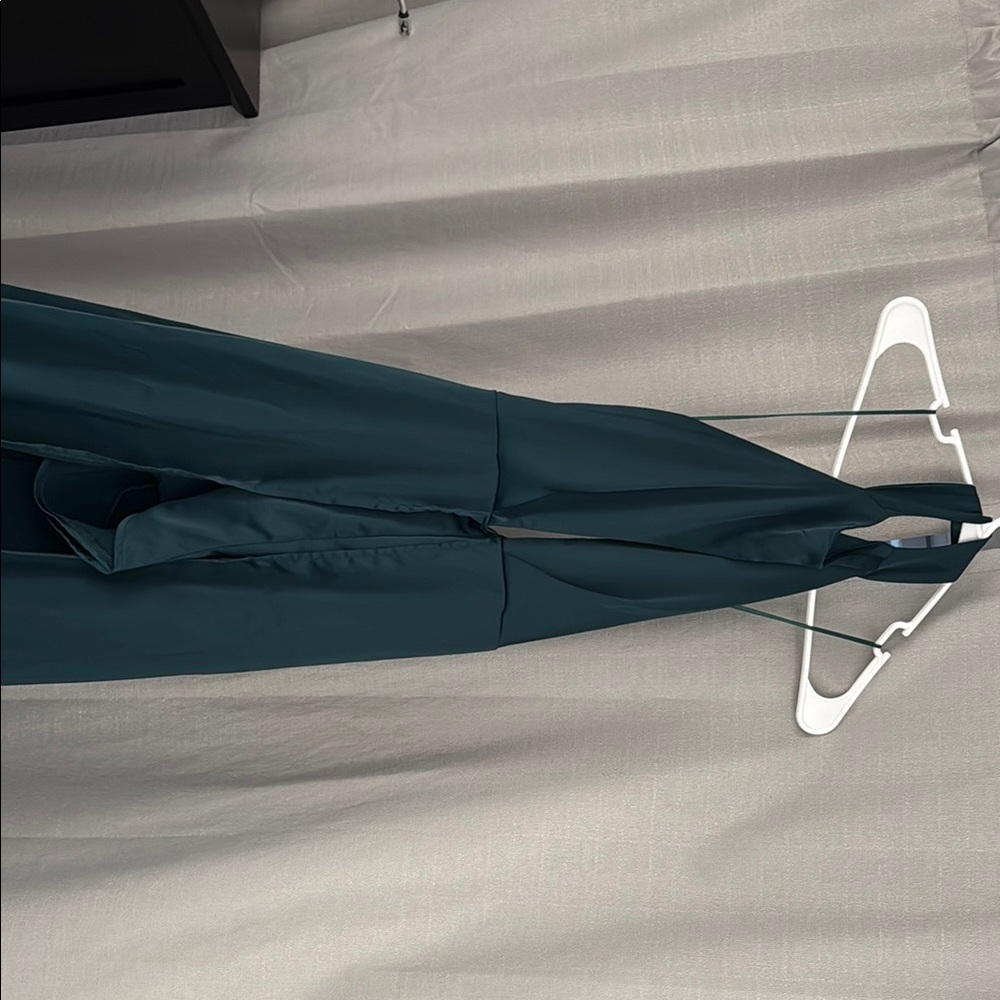 Elegant Teal Halter jumper/dress